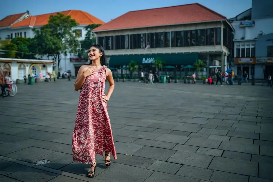 Contoh padu padan batik modern